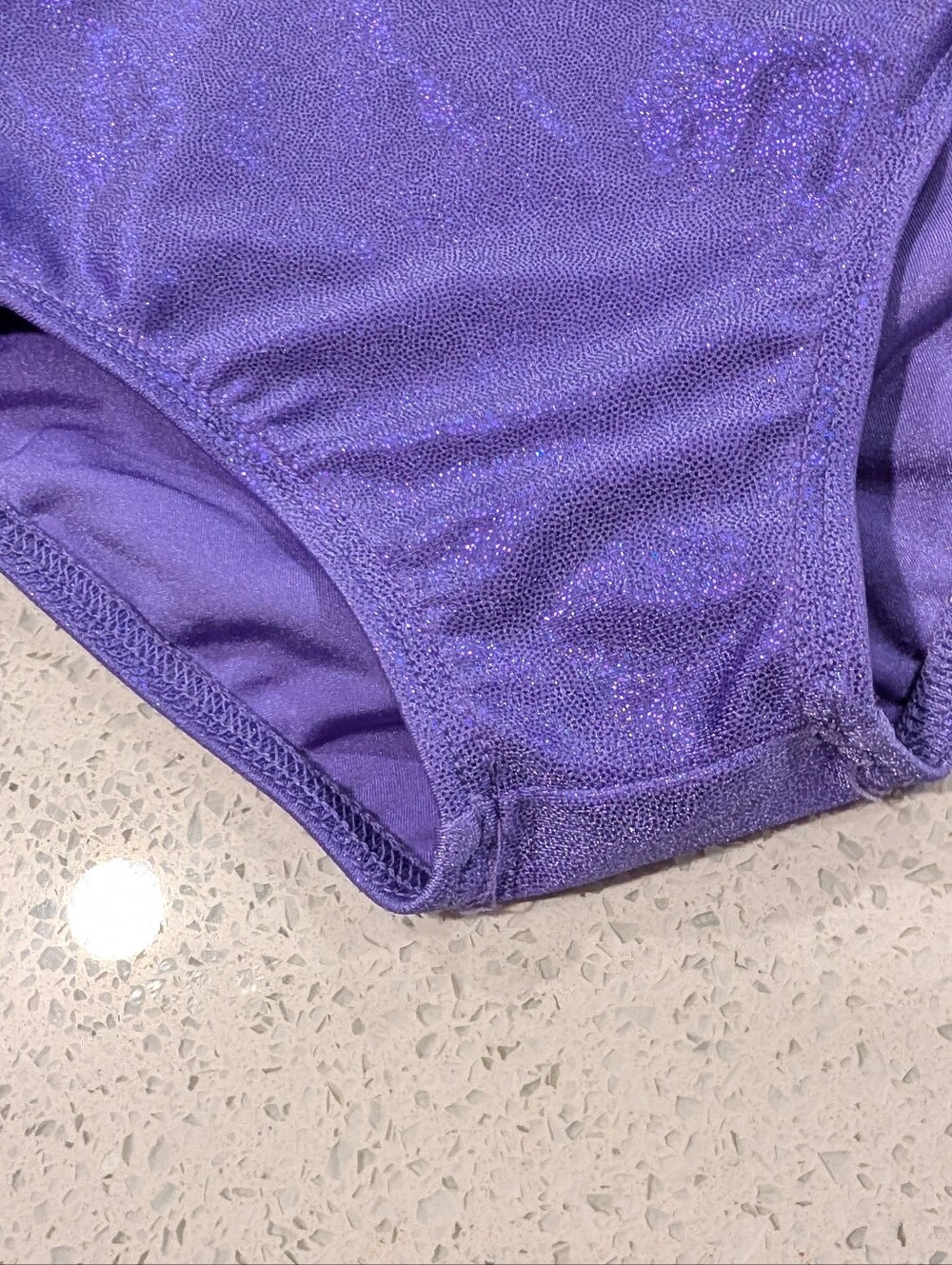 TINY TODDLER Destira Gymnastics Dance Leotard CXXS 2XS XX Small Purple RHINESTON - Picture 4 of 7